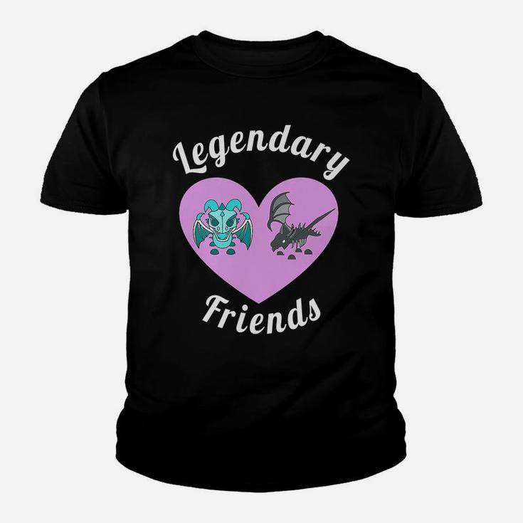 Adopt Me Legendary Friends Shadow Dragon And Frost Dragon Youth T-shirt