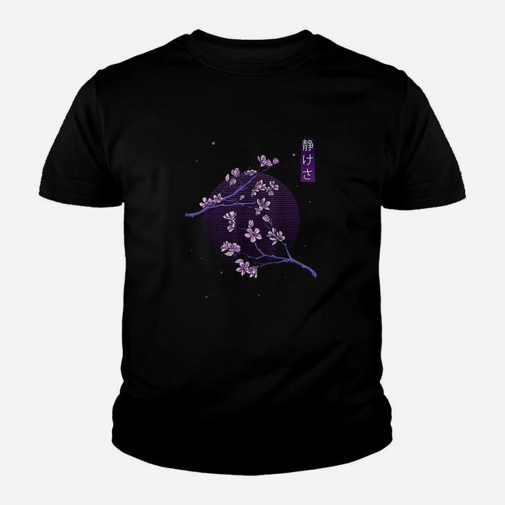 Aesthetic Japanese Blossom Calmness Cherry Flower Youth T-shirt