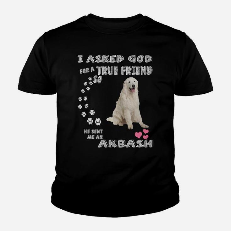 Akbash Dog Mom Dad, Coban Kopegi Puppy Lover, Cute Akbash Youth T-shirt