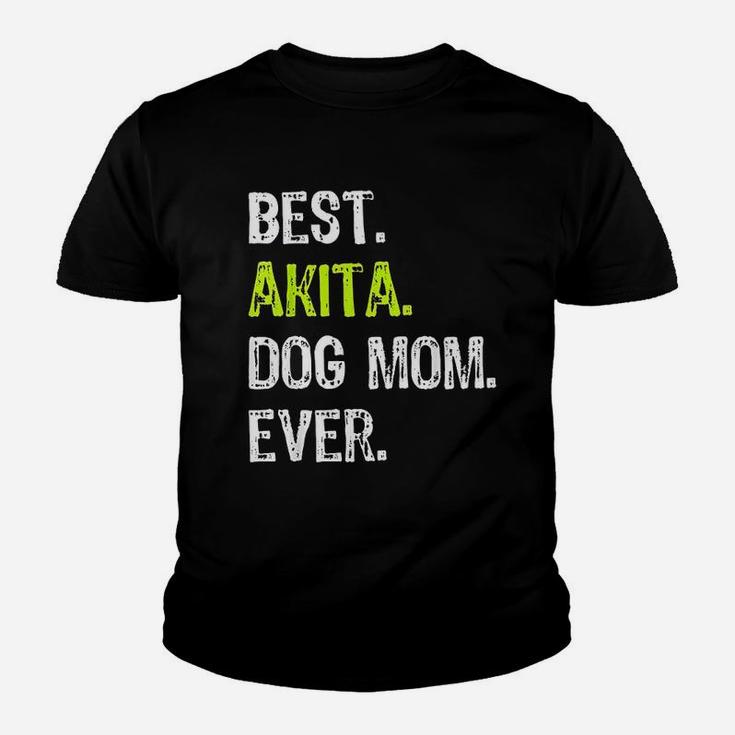 Akita Dog Mom Mothers Day Dog Lovers Youth T-shirt
