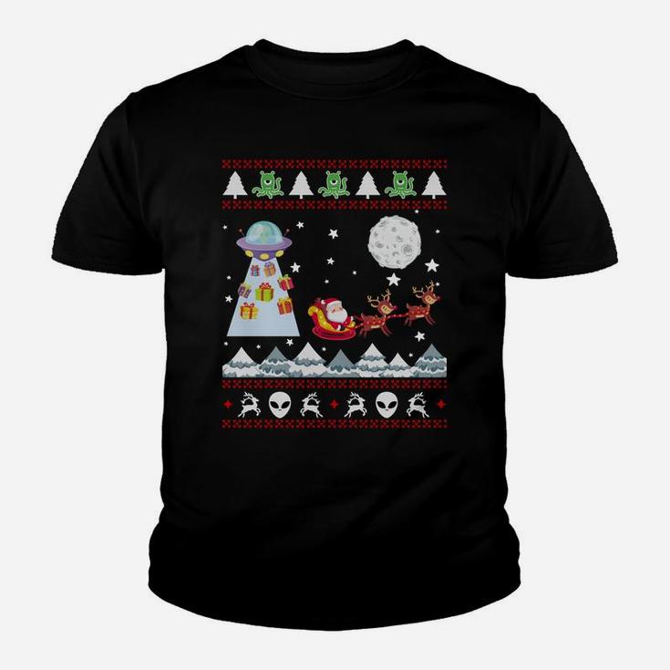 Alien And Santa Christmas Gifts Sweatshirts For Women Men Sweatshirt Youth T-shirt