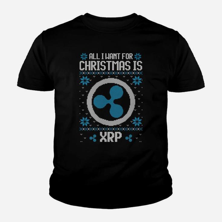 All I Want For Christmas Is Xrp - For Men & Women Sweatshirt Youth T-shirt