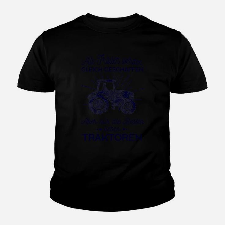 Alle Frauen Werden Glei Geschaffen Traktor Kinder T-Shirt