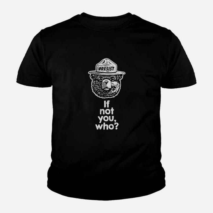 Alt National Park Service Resist Bear  If Not You Who Youth T-shirt