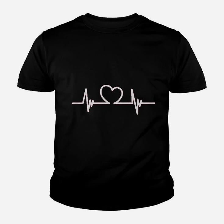 Amdesco Junior Heart Shaped Heartbeat Youth T-shirt