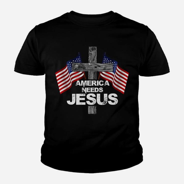 America Needs Jesus Gifts For Christmas Youth T-shirt