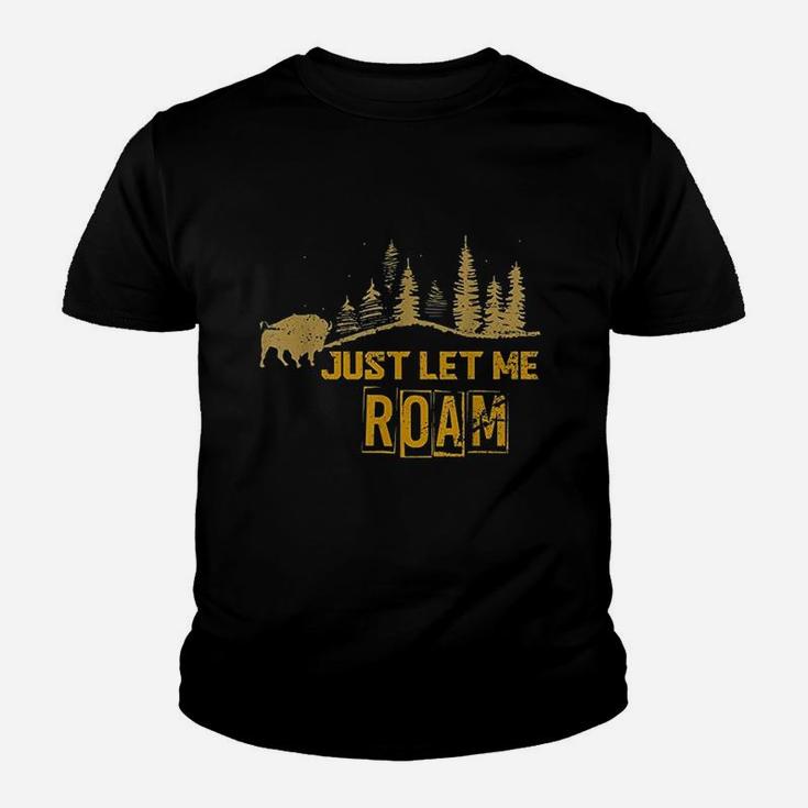 American Bison Zoo Wildlife Animal Buffalo Youth T-shirt