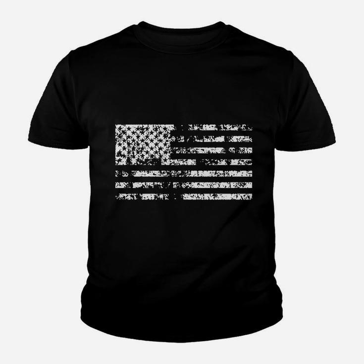 American Flag Print 4Th Of July Youth T-shirt
