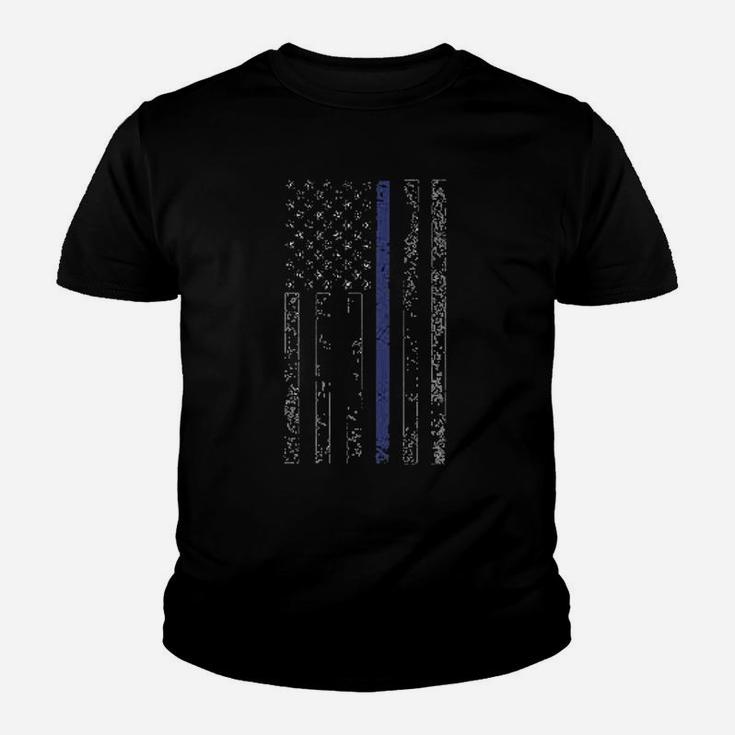 American Flag Thin Blue Line Youth T-shirt