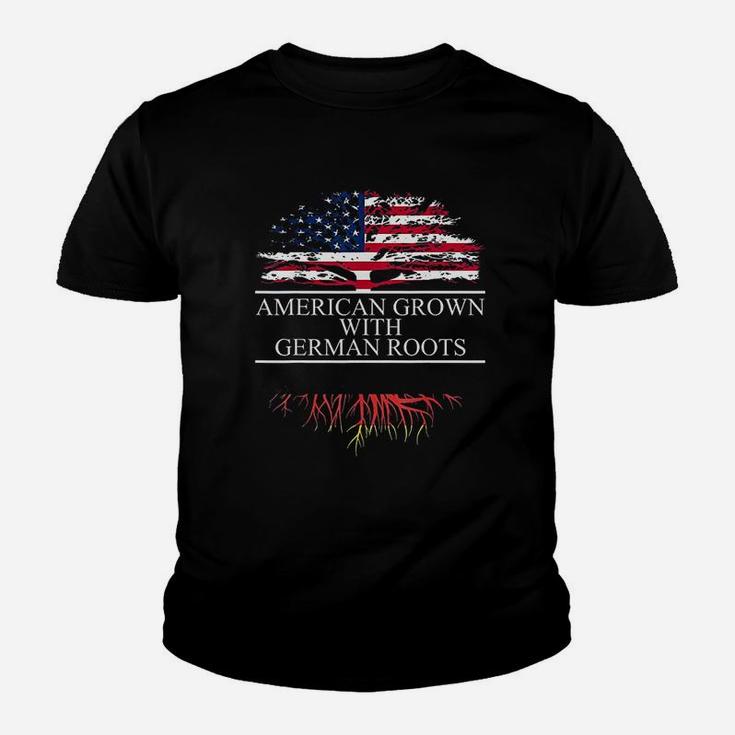 American Grown With German Roots Youth T-shirt