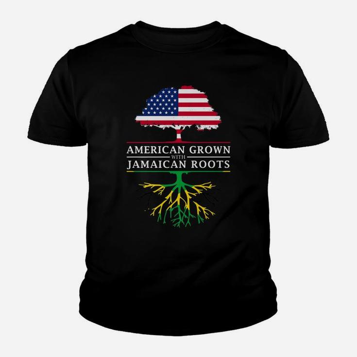 American Grown With Jamaican Roots - Jamaica Youth T-shirt
