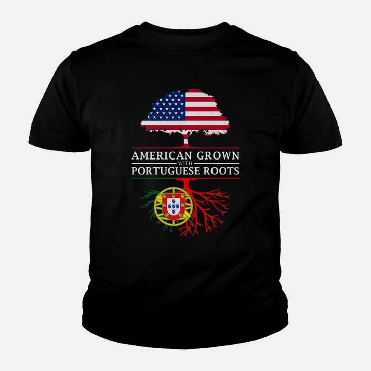American Grown With Portuguese Roots - Portugal Youth T-shirt