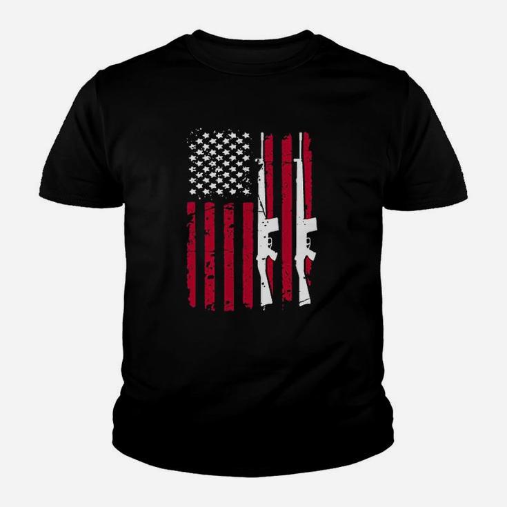 American Usa Flag Youth T-shirt