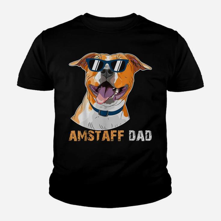 Amstaff Dad Shirt For Dog Lovers Father's Day  Tee Youth T-shirt