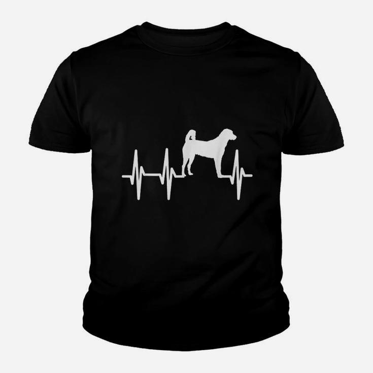 Anatolian Shepherd Heartbeat Dog Mom Dad Pet Gift Youth T-shirt