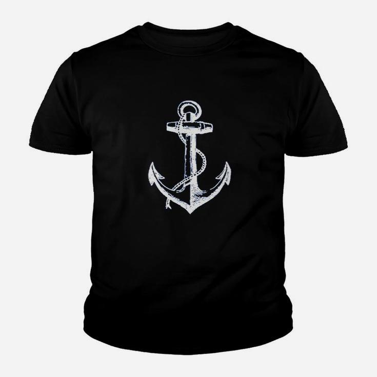 Anchor White Off Shoulder Youth T-shirt