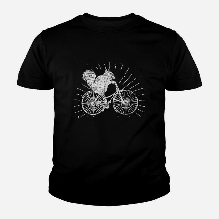 Animal Bicycle Squirrel Youth T-shirt