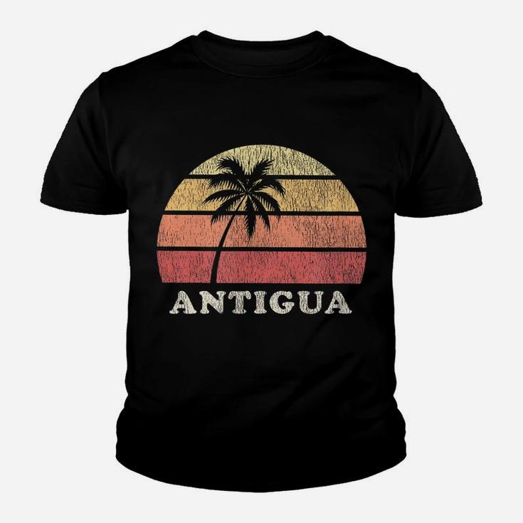 Antigua And Barbuda Vintage 70S Retro Throwback Design Youth T-shirt
