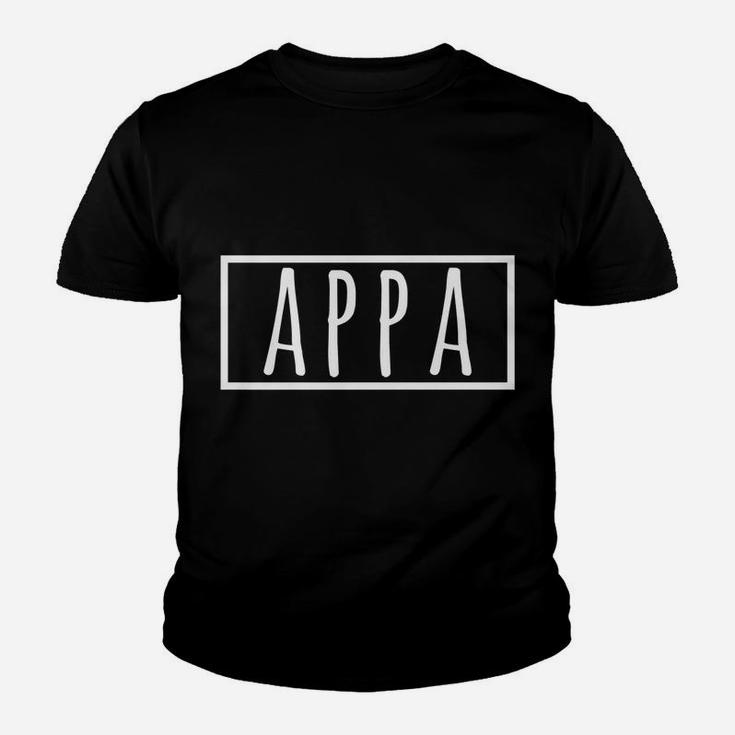 Appa Dad Father Written In Korean Hangul South Korea Kdrama Youth T-shirt