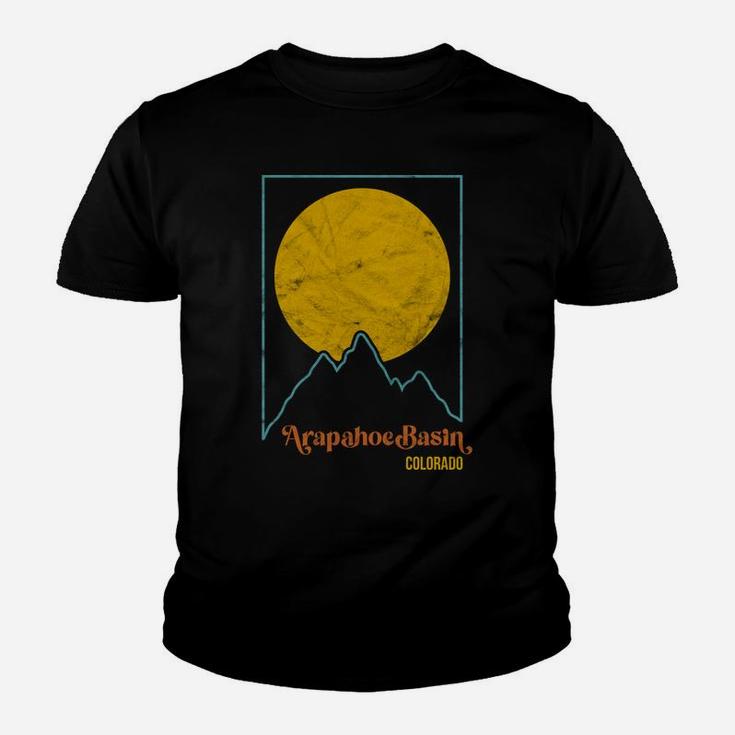 Arapahoe Basin Mountains Colorado Vintage Hiking Camp Retro Youth T-shirt