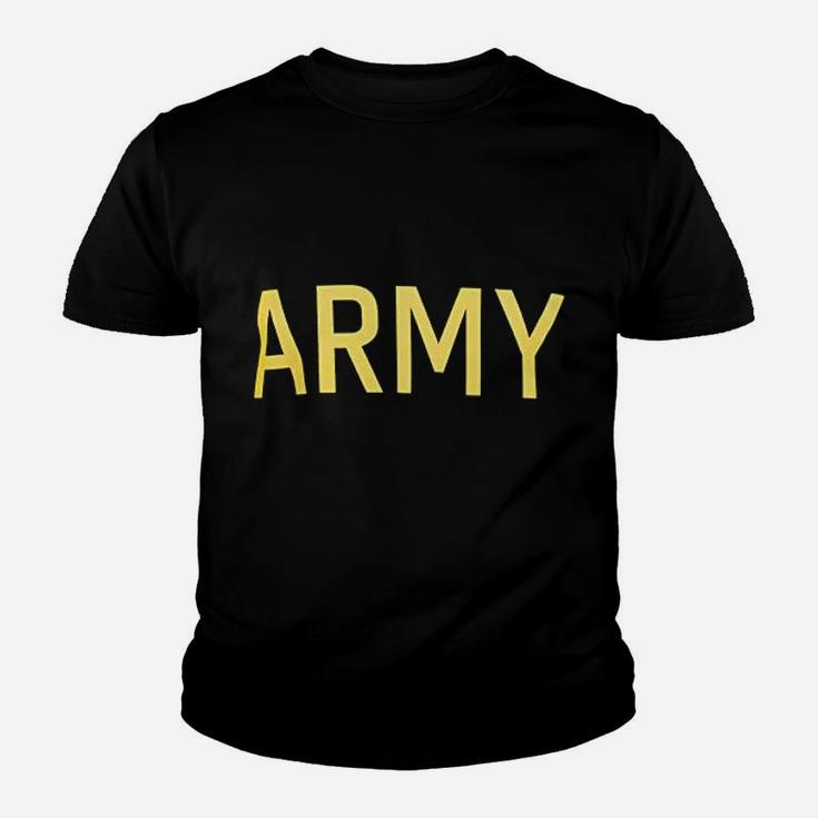 Army Pt Style US Military Physical Training Infantry Workout Youth T-shirt