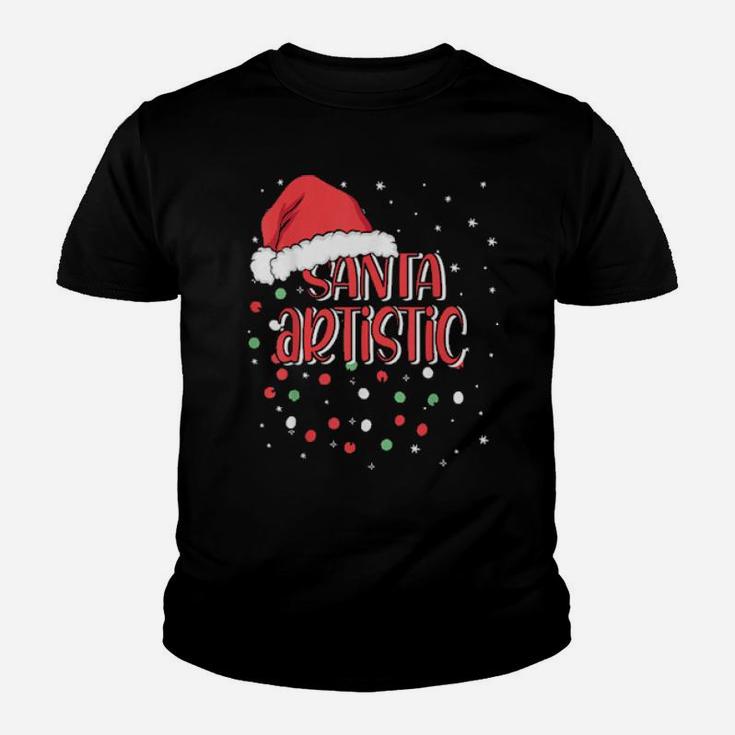 Artistic Santa Claus Youth T-shirt