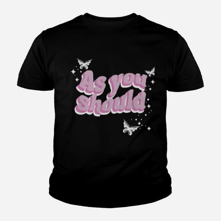 As You Should Butterfly Youth T-shirt