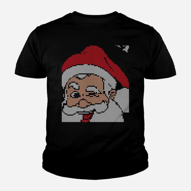 Ask Your Mom If I'm Real Funny Santa Christmas Xmas Lover Sweatshirt Youth T-shirt