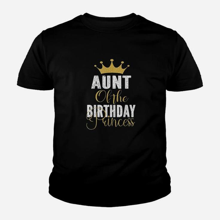 Aunt Of The Birthday Princess Girls Party Youth T-shirt