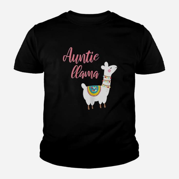 Auntie Llama Lover Youth T-shirt