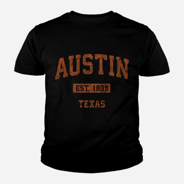 Austin Texas Tx Vintage Athletic Sports Design Sweatshirt Youth T-shirt