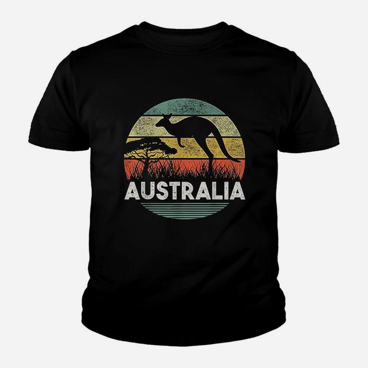 Australia Day Funny Australian Kangaroo Vintage Gift Youth T-shirt
