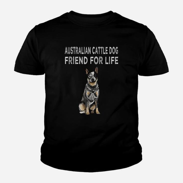 Australian Cattle Dog Friend For Life Dog Friendship Youth T-shirt