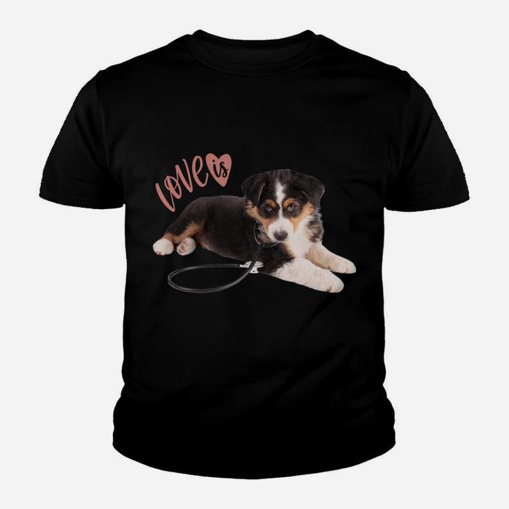 Australian Shepherd Shirt Aussie Mom Dad Love Dog Pet Tee Sweatshirt Youth T-shirt
