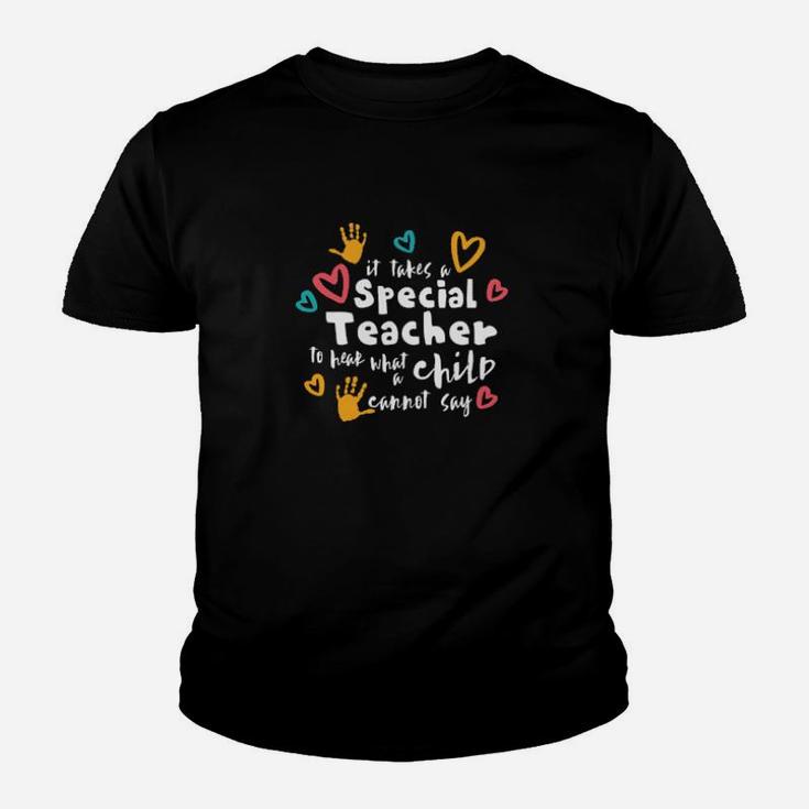 Autism Awareness Special Teacher Cute Asd Or Neurodive Youth T-shirt
