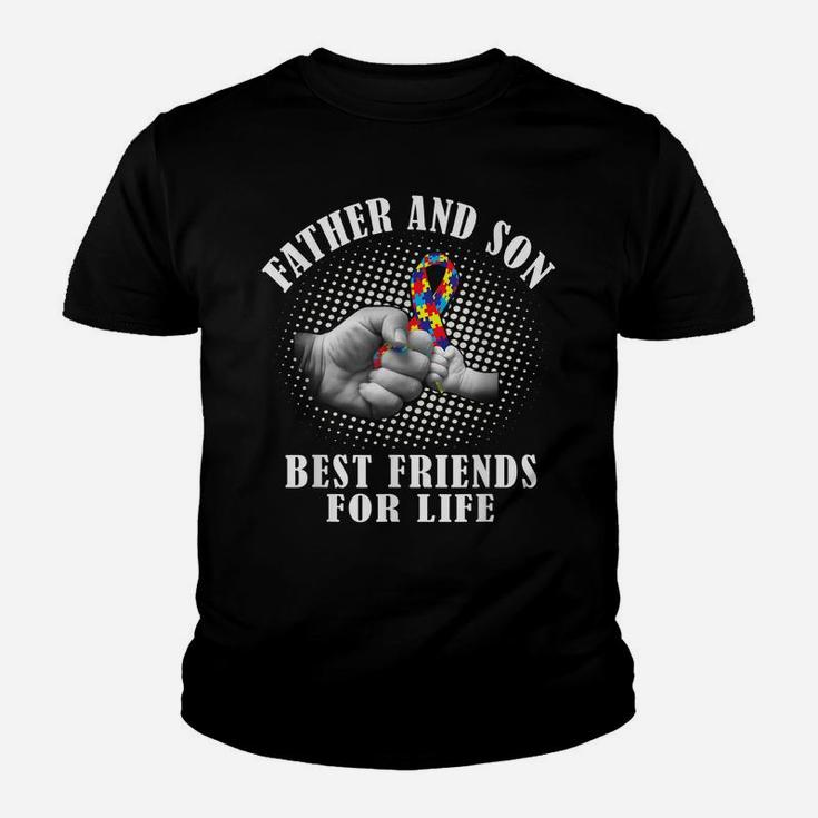 Autism Awareness T Shirt Father And Son Best Friend For Life Youth T-shirt