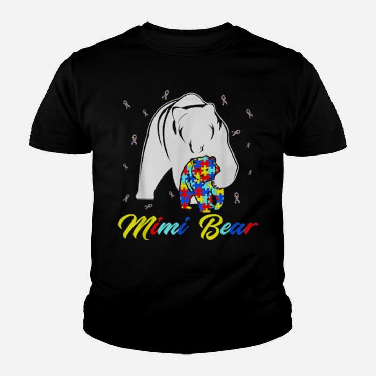 Autistic Mimi Bear Autism Awareness Family Shirt Youth T-shirt