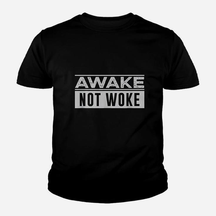 Awake Not Woke Youth T-shirt