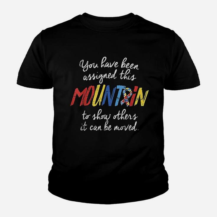 Awareness Ribbon Assigned Mountain Be Moved Youth T-shirt
