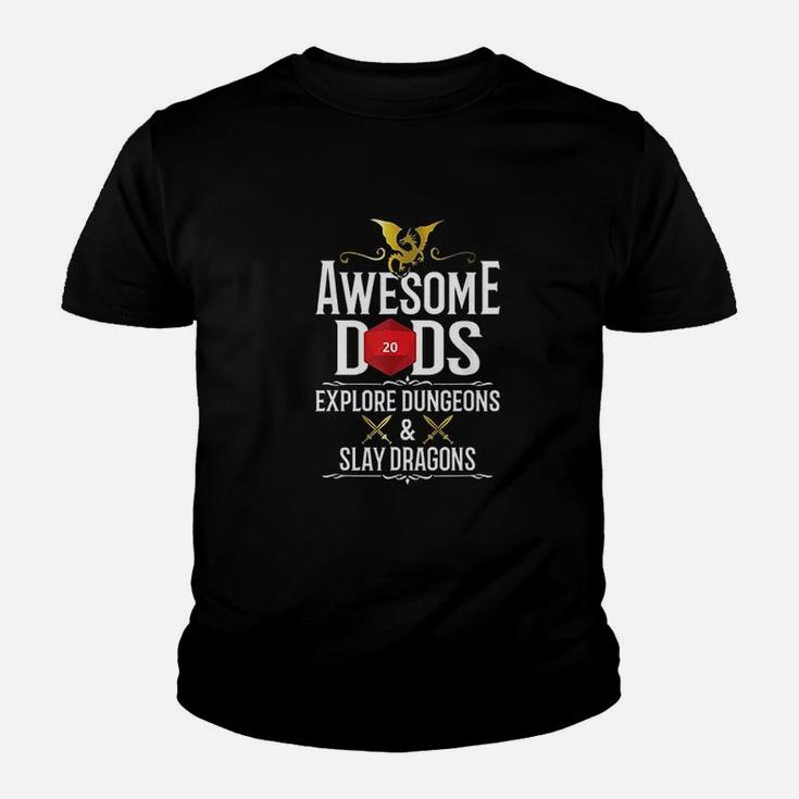 Awesome Dads Explore Dungeons And Slay Dragons Youth T-shirt