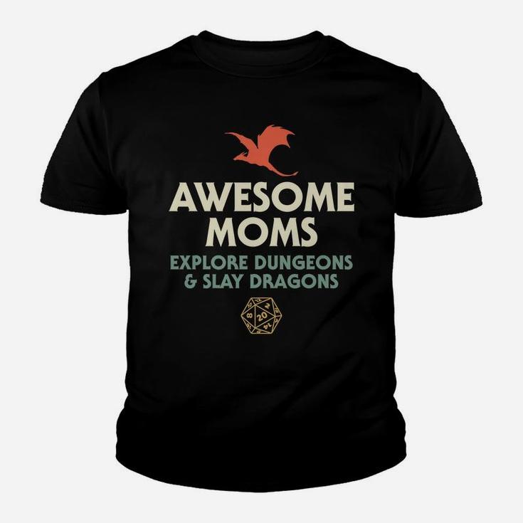Awesome Moms Explore Dungeons And Slay Dragons Youth T-shirt