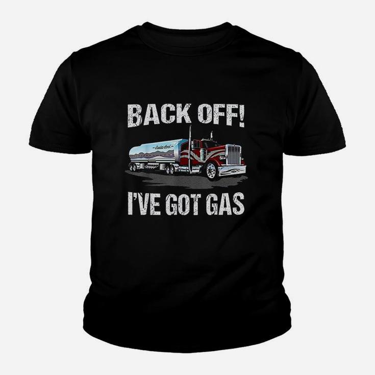 Back Off I Have Got Gas Trucker Youth T-shirt