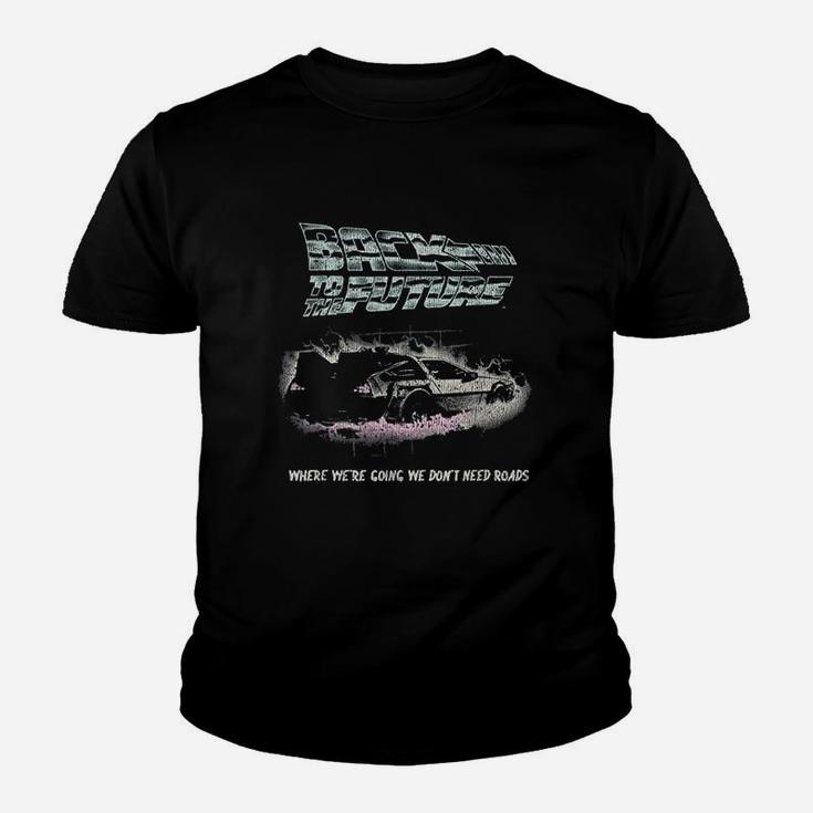 Back To The Future We Dont Need Roads Youth T-shirt
