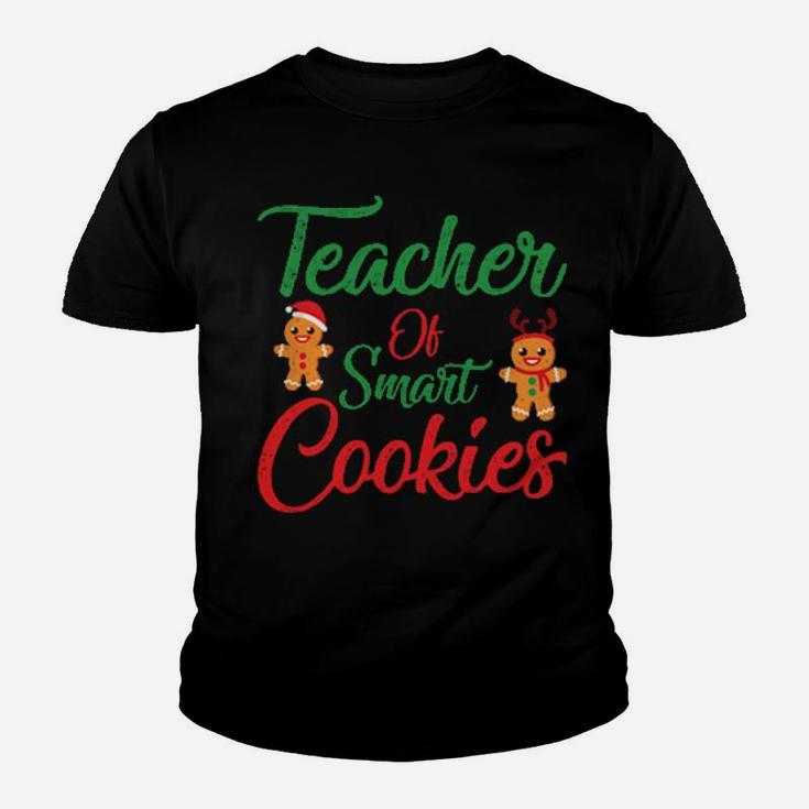 Baker Xmas Teacher Cute Gingerbread Cookies Youth T-shirt