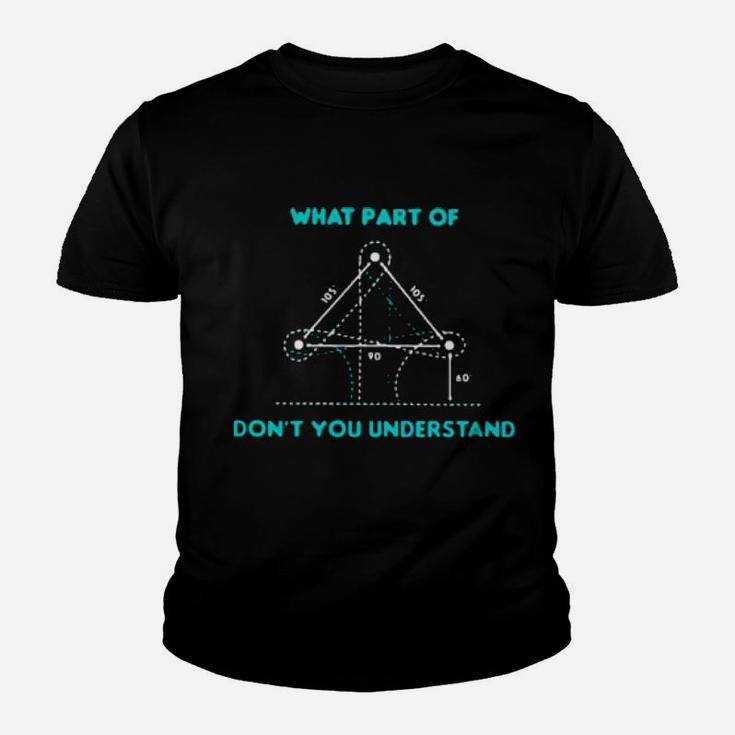 Barrel Racing What Part Of Dont You Understand Youth T-shirt