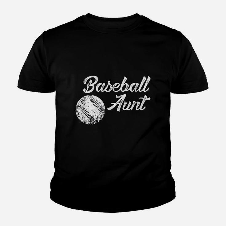 Baseball Aunt Youth T-shirt