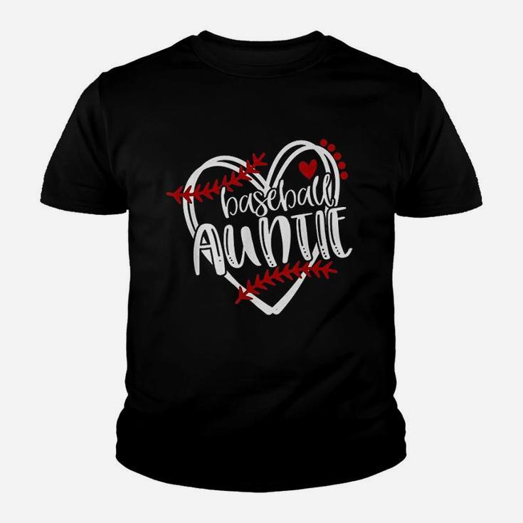 Baseball Auntie Youth T-shirt