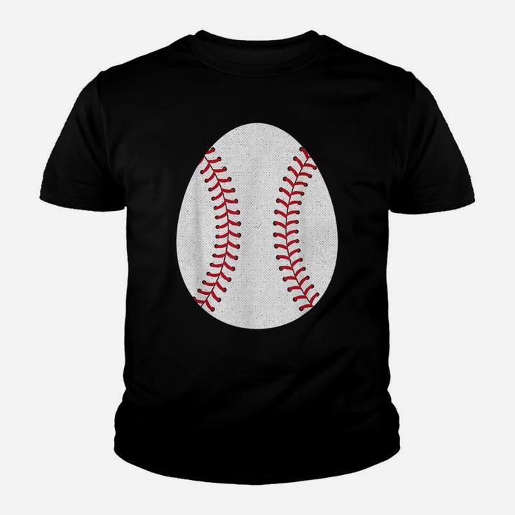 Baseball Happy Easter Egg Hunting Cute Sport Lover Youth T-shirt