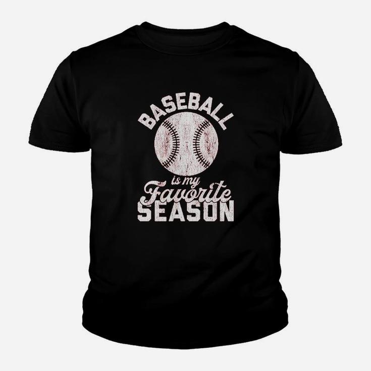Baseball Is My Favorite Season Youth T-shirt