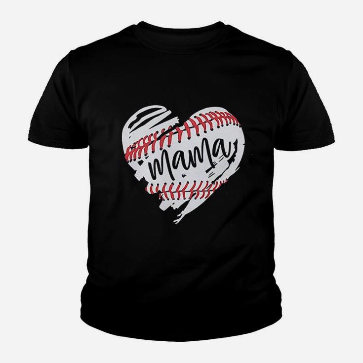 Baseball Mom Mama Youth T-shirt
